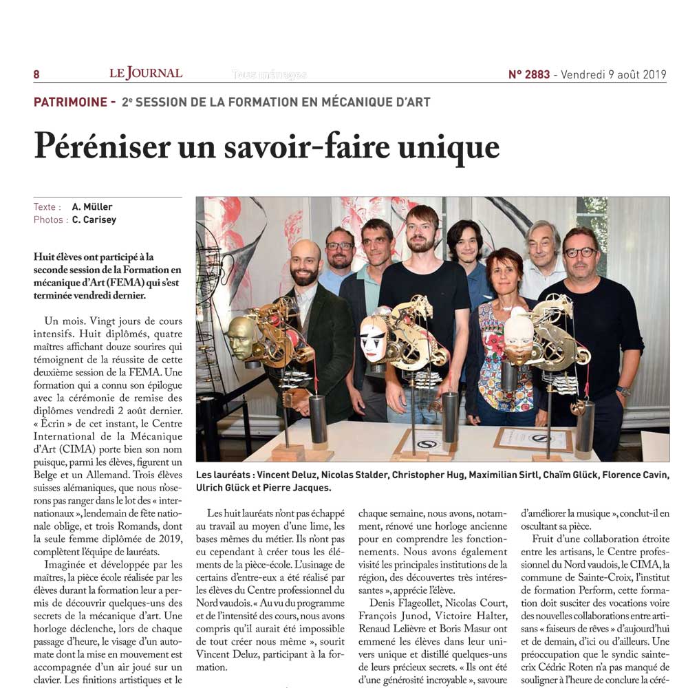 Péréniser un savoir-faire unique