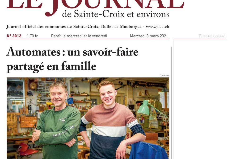 Automates : un savoir-faire partagé en famille