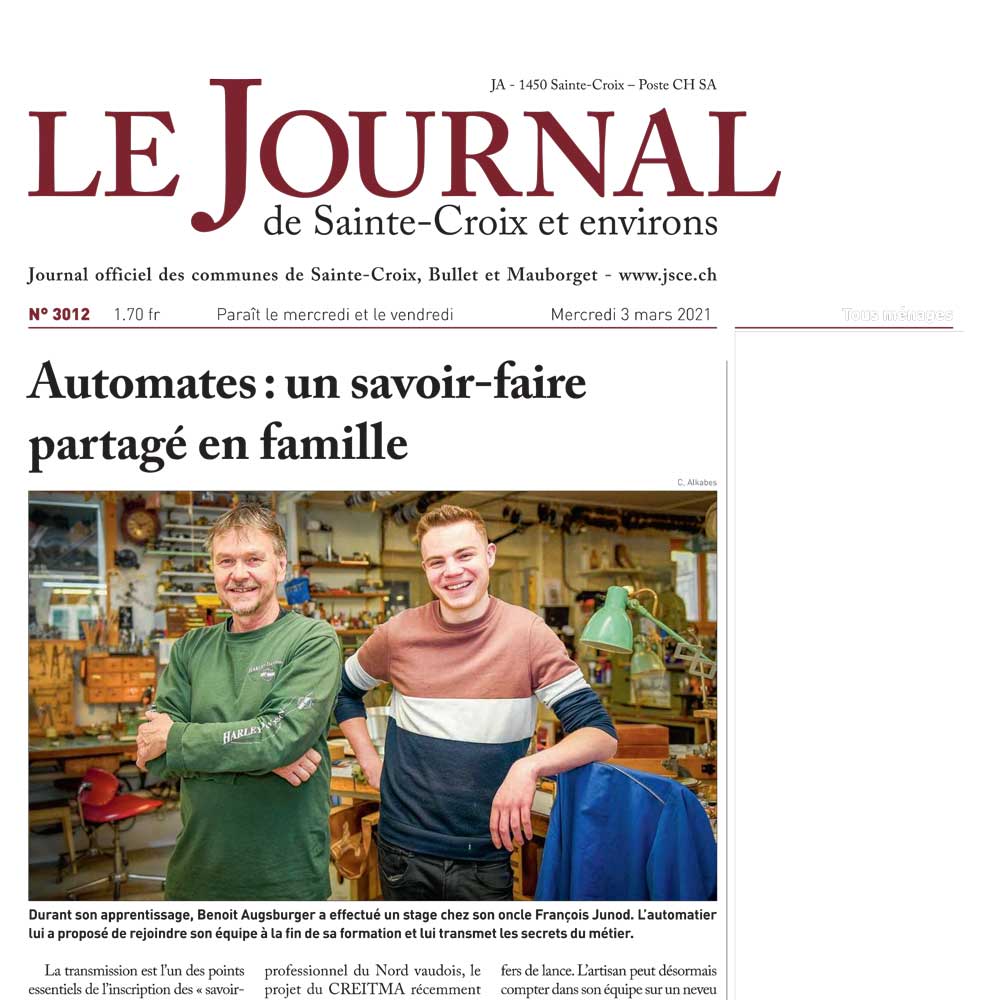 Automates : un savoir-faire partagé en famille