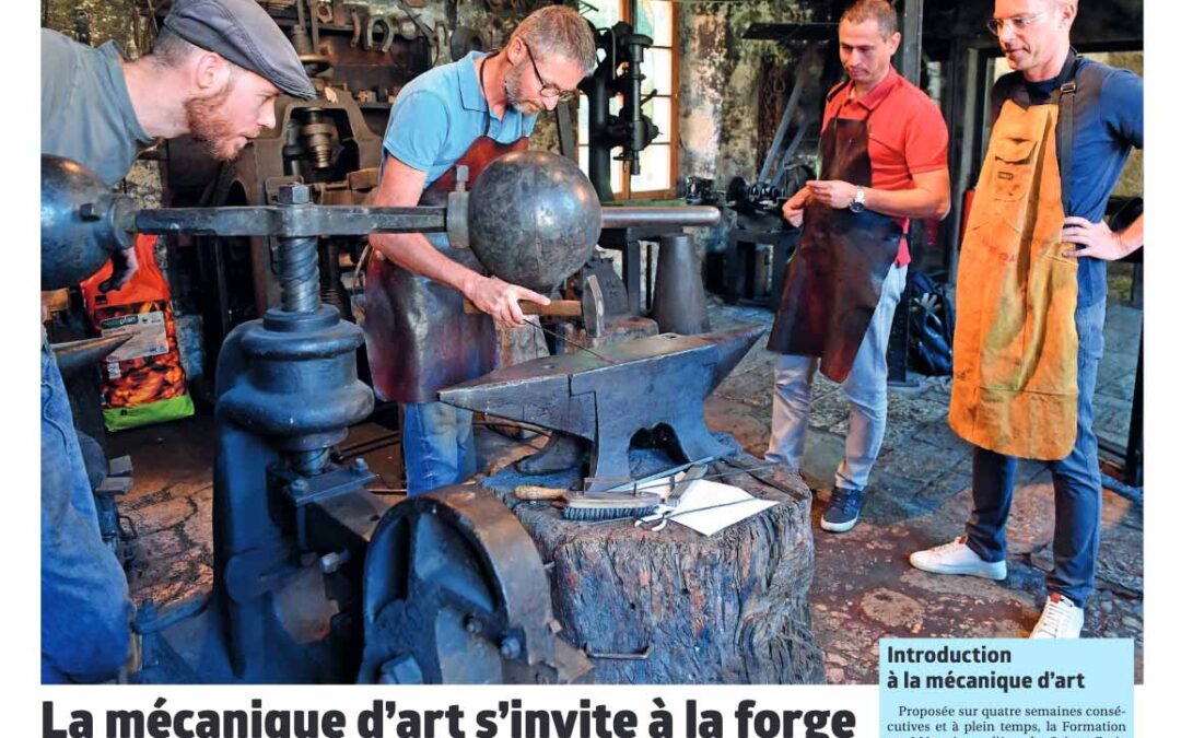 La mécanique d’art s’invite à la forge