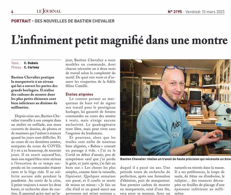 L’infiniment petit magnifié dans une montre