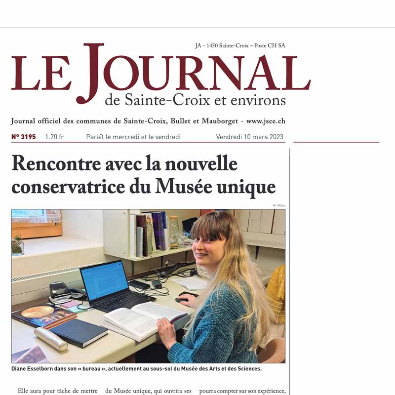 Rencontre avec la nouvelle conservatrice du Musée unique