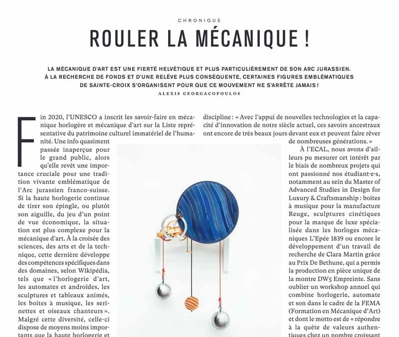 Rouler la mécanique !