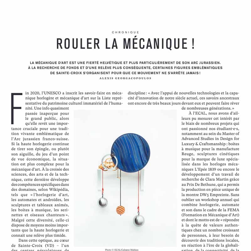 Rouler la mécanique !