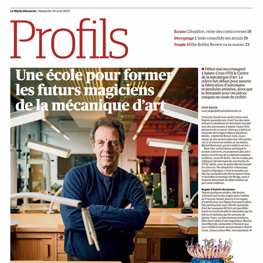 Une école pour former les futurs magiciens de la mécanique d’art