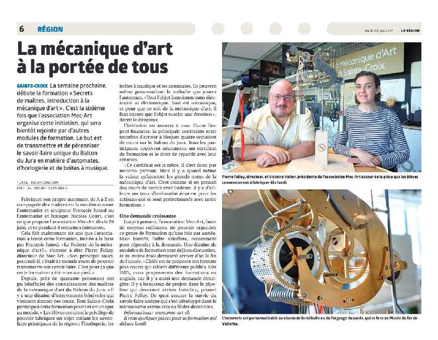 La mécanique d’art à la portée de tous