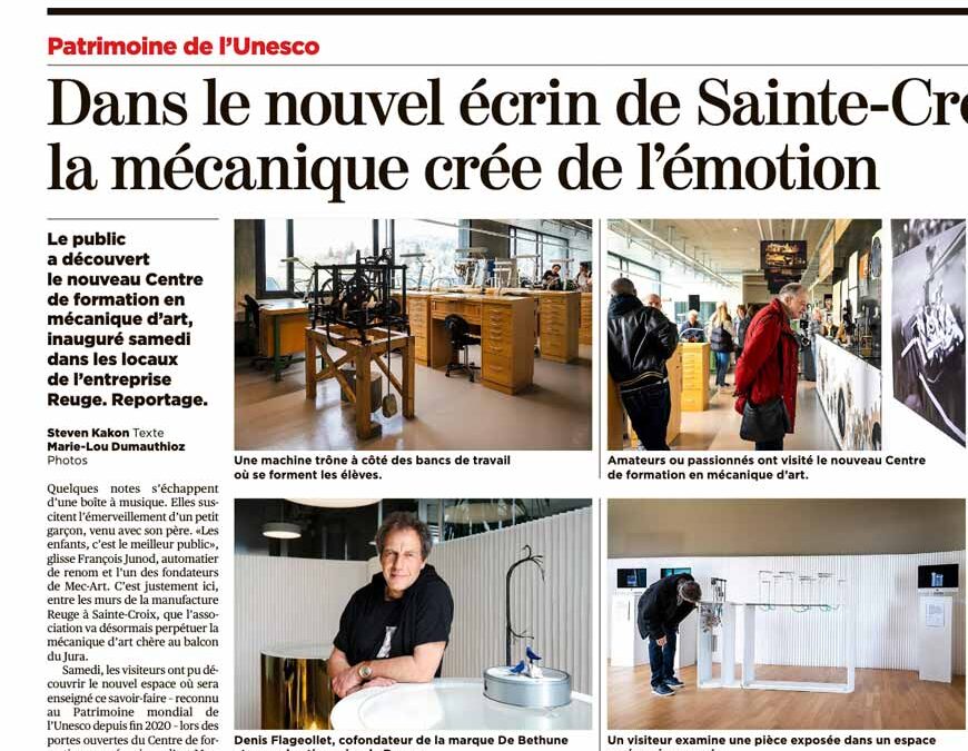 Dans le nouvel écrin de Sainte-Croix, la mécanique crée de l’émotion